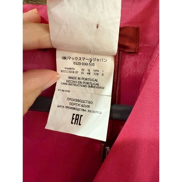 MaxMara Studios NWT Women's Wrap Sheath Dress sz 14 - Picture 6 of 10